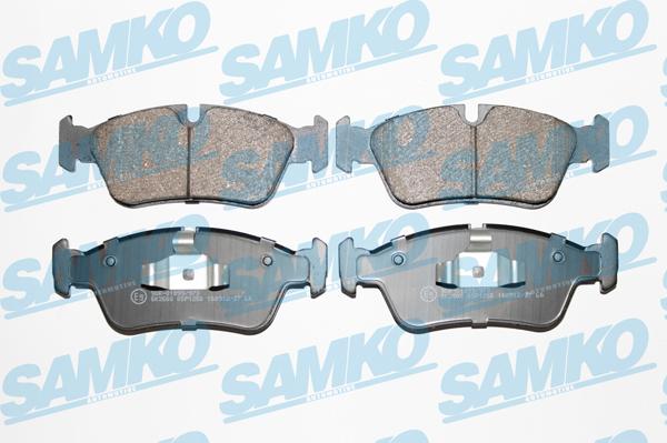 Samko 5SP1250 - Əyləc altlığı dəsti, əyləc diski furqanavto.az