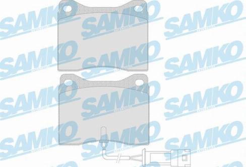 Samko 5SP743 - Əyləc altlığı dəsti, əyləc diski furqanavto.az