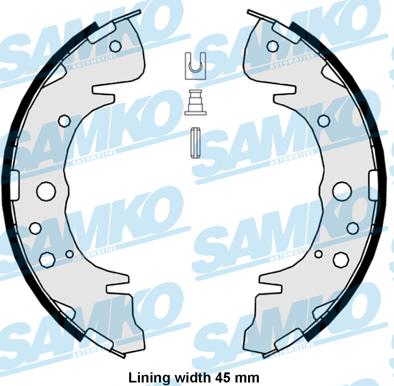 Samko 88020 - Əyləc Başlığı Dəsti furqanavto.az