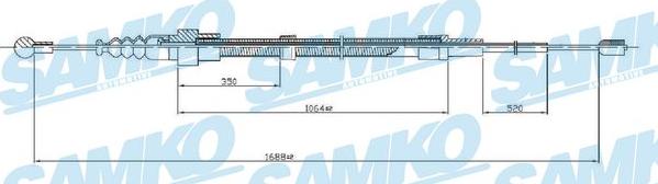 Samko C0953B - Kabel, dayanacaq əyləci furqanavto.az