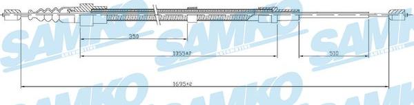 Samko C0952B - Kabel, dayanacaq əyləci furqanavto.az