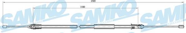 Samko C0405B - Kabel, dayanacaq əyləci furqanavto.az