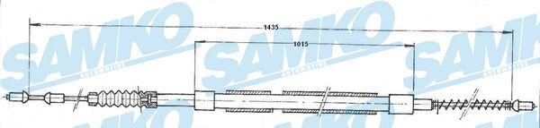 Samko C0438B - Kabel, dayanacaq əyləci furqanavto.az