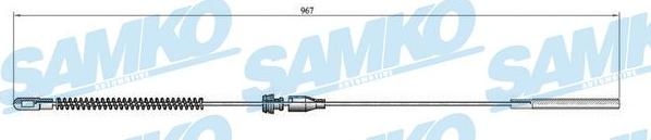 Samko C0561B - Kabel, dayanacaq əyləci furqanavto.az