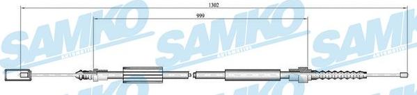 Samko C0695B - Kabel, dayanacaq əyləci furqanavto.az