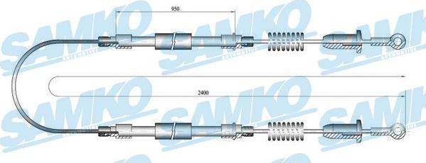 Samko C0602B - Kabel, dayanacaq əyləci furqanavto.az