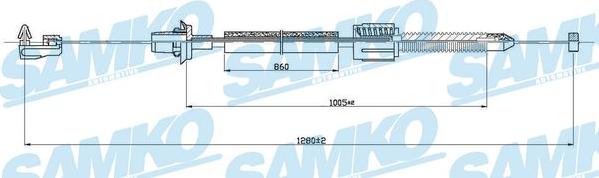 Samko C0093A - Sürətləndirici kabel furqanavto.az