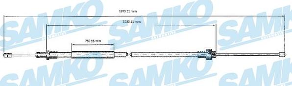 Samko C0092B - Kabel, dayanacaq əyləci furqanavto.az