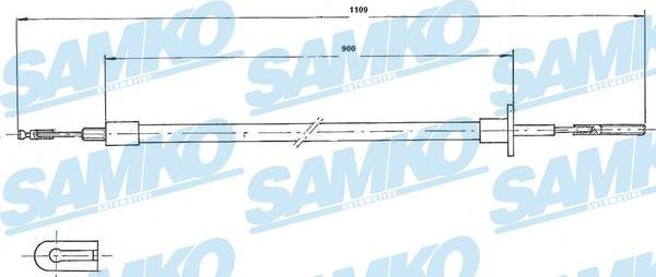 Samko C0051C - Debriyaj kabeli furqanavto.az