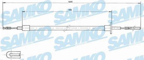 Samko C0006C - Debriyaj kabeli furqanavto.az