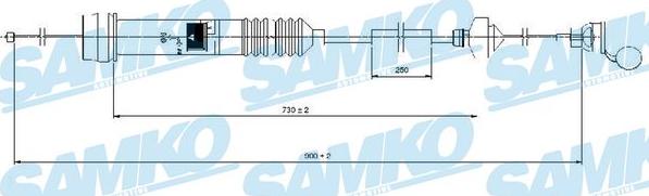 Samko C0013C - Debriyaj kabeli furqanavto.az