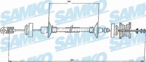 Samko C0143C - Debriyaj kabeli furqanavto.az