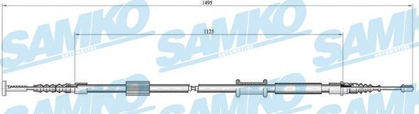 Samko C0157B - Kabel, dayanacaq əyləci furqanavto.az