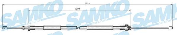 Samko C0105B - Kabel, dayanacaq əyləci furqanavto.az