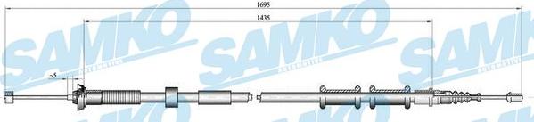 Samko C0180B - Kabel, dayanacaq əyləci furqanavto.az