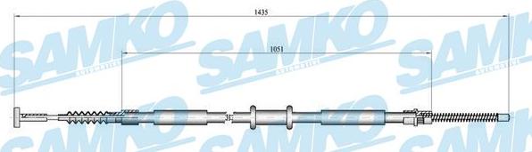 Samko C0843B - Kabel, dayanacaq əyləci furqanavto.az