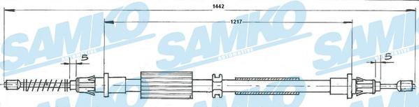 Samko C0264B - Kabel, dayanacaq əyləci furqanavto.az