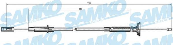 Samko C0261C - Debriyaj kabeli furqanavto.az