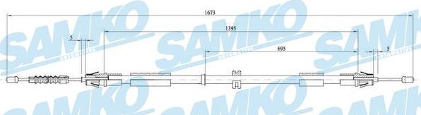 Samko C0267B - Kabel, dayanacaq əyləci furqanavto.az