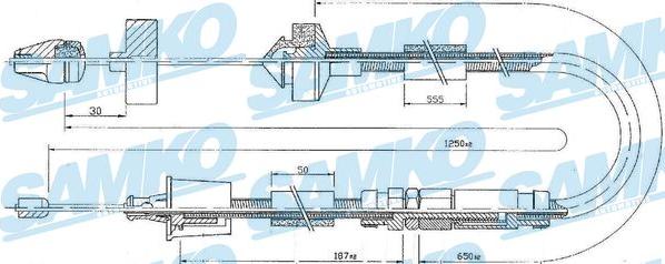 Samko C0201C - Debriyaj kabeli furqanavto.az
