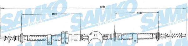 Samko C0220B - Kabel, dayanacaq əyləci furqanavto.az