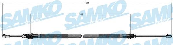 Samko C0749B - Kabel, dayanacaq əyləci furqanavto.az