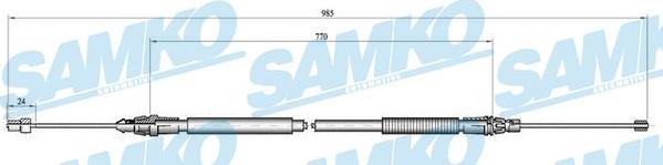 Samko C0759B - Kabel, dayanacaq əyləci furqanavto.az