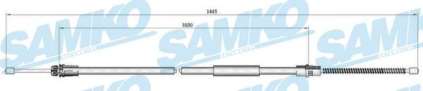 Samko C0752B - Kabel, dayanacaq əyləci furqanavto.az