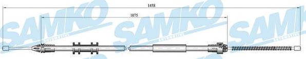 Samko C0703B - Kabel, dayanacaq əyləci furqanavto.az