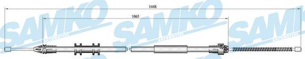 Samko C0702B - Kabel, dayanacaq əyləci furqanavto.az