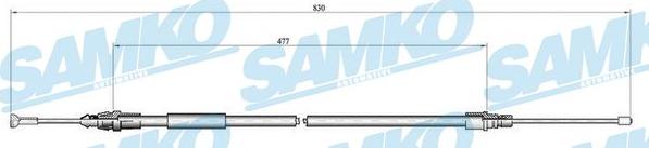 Samko C1681B - Kabel, dayanacaq əyləci furqanavto.az