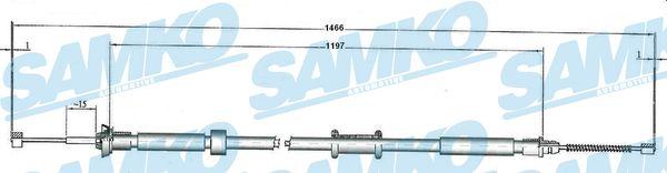 Samko C1084B - Kabel, dayanacaq əyləci furqanavto.az