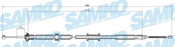 Samko C1085B - Kabel, dayanacaq əyləci furqanavto.az