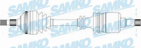Samko DS38133 - Sürücü mili furqanavto.az