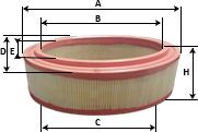 SAMPIYON FILTER CH 0105 - Hava filtri furqanavto.az