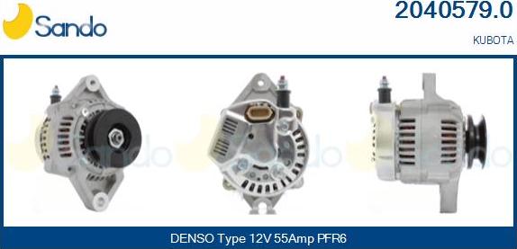 Sando 2040579.0 - Alternator furqanavto.az