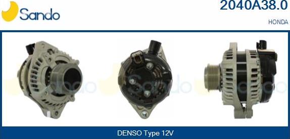 Sando 2040A38.0 - Alternator furqanavto.az