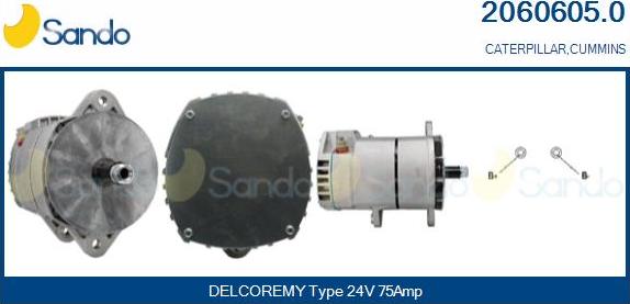 Sando 2060605.0 - Alternator furqanavto.az