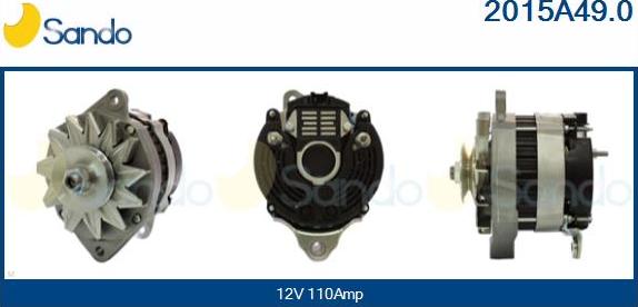 Sando 2015A49.0 - Alternator furqanavto.az