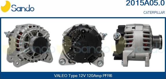 Sando 2015A05.0 - Alternator furqanavto.az