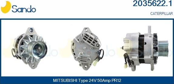 Sando 2035622.1 - Alternator furqanavto.az