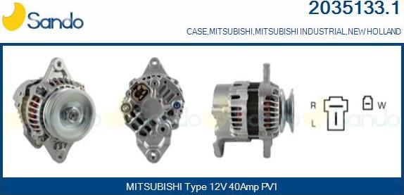 Sando 2035133.1 - Alternator furqanavto.az