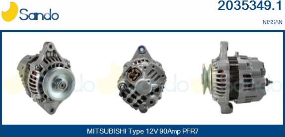 Sando 2035349.1 - Alternator furqanavto.az