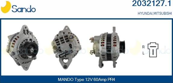 Sando 2032127.1 - Alternator furqanavto.az