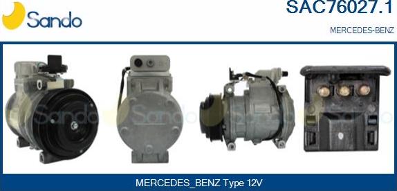 Sando SAC76027.1 - Kompressor, kondisioner furqanavto.az