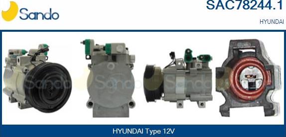 Sando SAC78244.1 - Kompressor, kondisioner furqanavto.az