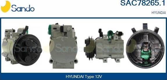 Sando SAC78265.1 - Kompressor, kondisioner furqanavto.az