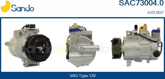 Sando SAC73004.0 - Kompressor, kondisioner furqanavto.az