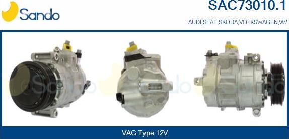 Sando SAC73010.1 - Kompressor, kondisioner furqanavto.az