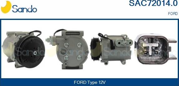 Sando SAC72014.0 - Kompressor, kondisioner furqanavto.az